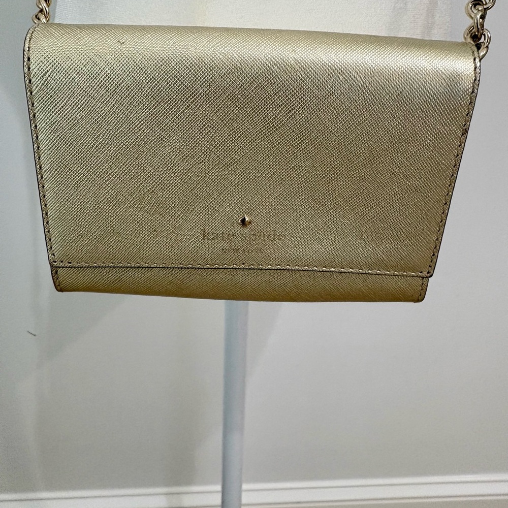 Kate Spade Gold Crossbody Shoulder Bag - Women - Picture 3 of 5